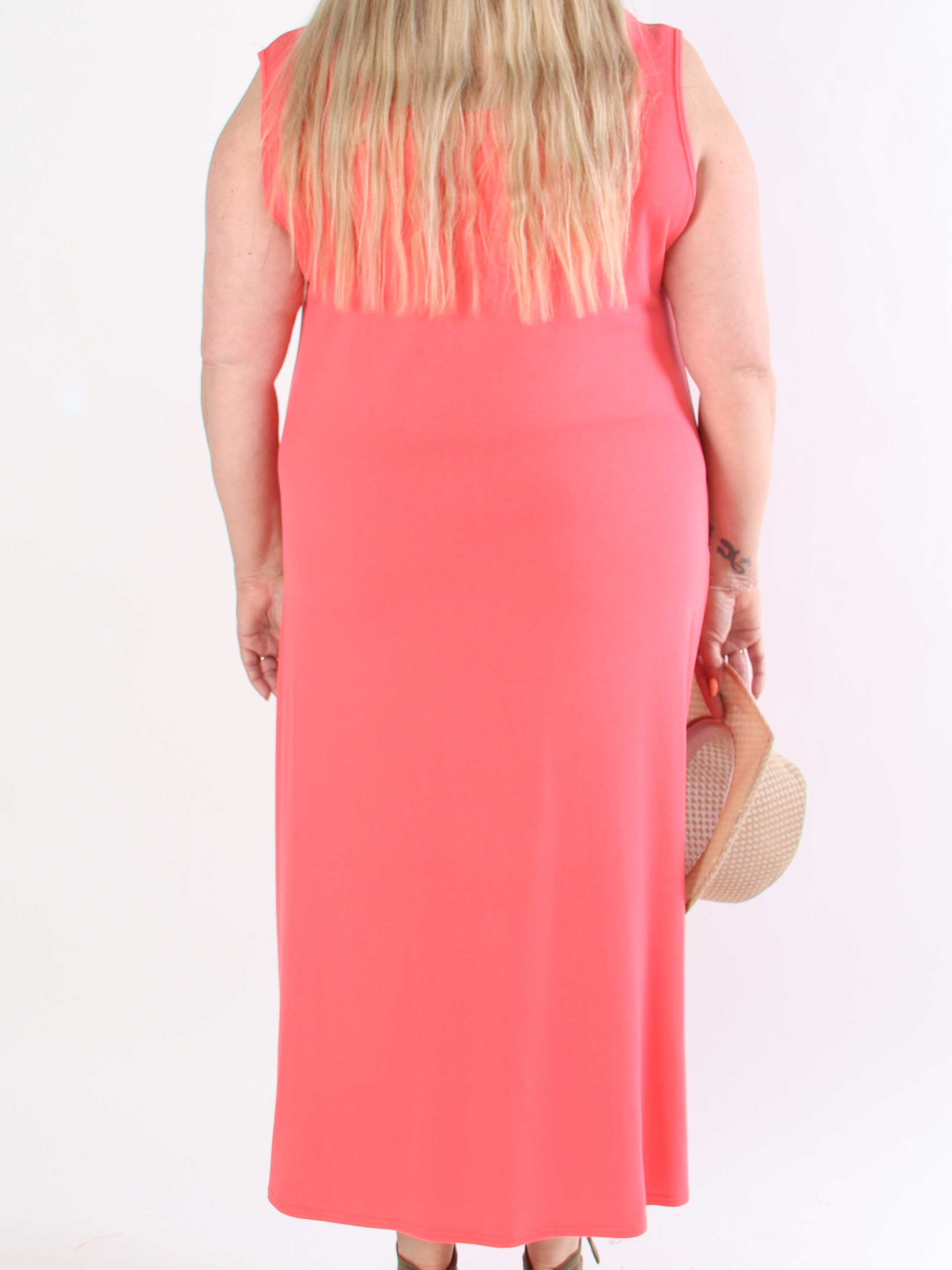 Eden - Lång mjuk klänning i viskos med strass